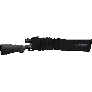 Bulldog BD152 Gun Sock 52" Oversized Scoped Rifle Moisture Resistant Black
