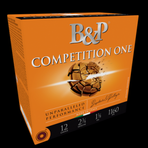 B&P Competition One Shotgun Loads 12 Ga. 2.75 In. 1 Oz. 1160 Fps 9 Shot 25 Rd.