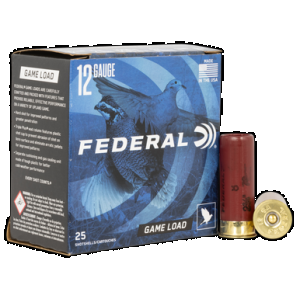 FEDERAL Game-shok Upland Load 12 Gauge 2.75 In. 1 Oz. 8 Shot 25 Rd.
