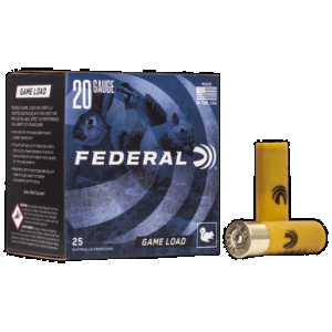FEDERAL Game-shok Upland Load 20 Gauge 2.75 In. 7/8 Oz. 6 Shot 25 Rd.