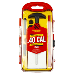 Shooters Choice Shooters Choice .40 Cal Handgun Cleaning Kit with Aluminum Rod - $13.88 at Shooting Surplus