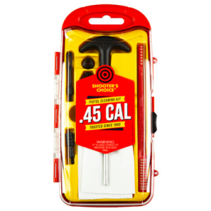 Shooters Choice .45 Cal Handgun Cleaning Kit with Aluminum Rod