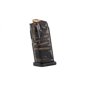 ETS Group SMKGLK26 Pistol Mags 10rd Standard 9mm Luger Compatible w/ Glock 26 Smoke Polymer