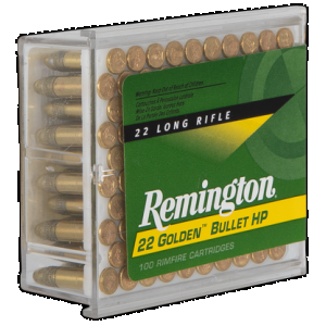 REMINGTON Golden Bullet 22 Long Rifle Hollow Point 36 Grain 100 Rounds