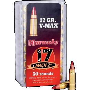 HORNADY Varmint Express Rimfire Ammo 17 Hm2 17 Gr. V-max 50 Rd.