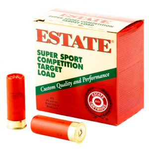 ESTATE Super Sport Competition Target Load 12 Ga. 2.75 In. 3 Dr. 1 Oz 8 Shot 25 Rd.
