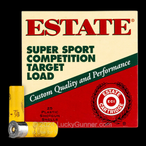 ESTATE Super Sport Target Load 20 Gauge 2.75 In. 7/8 Oz. 8 Shot 25 Rd.
