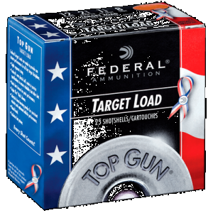 Federal Top Gun Red, White & Blue Edition Load 12 Gauge 2.75 in. 1 1/8 oz. 8 Shot 25 rd.