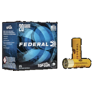 FEDERAL Top Gun Shotgun Ammo 20 Gauge 2.75 In. 7/8 Oz. 7.5 Shot 25 Rd.