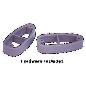 Crickett KSA000012 LOP Spacer Kit Purple Polymer Fits Crickett Synthetic Rifles, Kit Includes 2 3/4" Spacers, 2 Long & 2 Short Butt Plate Screws & Instruction Card