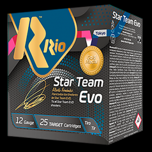 RIO Star Team Training 12ga Target Load 2.75 Inch Shotgun Shells - #7.5 | 1 Oz. | 1200 Fps | 25rd Box 8435101634984 ROSTT28LT75
