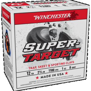 WINCHESTER Usa Super Target Load 12 Ga. 2.75 In. 1 Oz. 8 Shot 25 Rd.