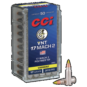 CCI Varmint Vnt Rimfire Ammo 17 Mach 2 17 Gr. Vnt 50 Rd.