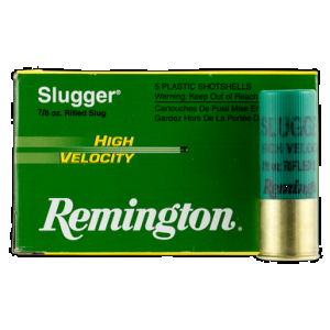 REMINGTON Slugger High Velocity Rifled Slug Loads 12 Ga. 3 In. 7/8 Oz. 5 Rd.