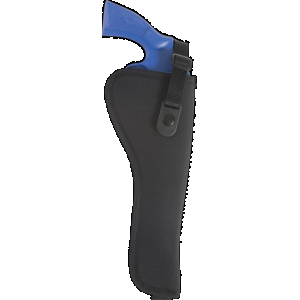 Allen 44810 Cortez Size 10 OWB Style Black Polyester, Adjustable Strap & Belt Loop Mount Type fits 7-8.5" Barrel Medium-Large DA Revolver Right Hand