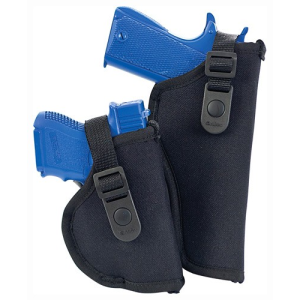 Allen Allen 44818 Cortez Size 18 OWB Style Black Polyester, Adjustable Strap & Belt Loop Mount Type fits 6" Barrel DA Revolver with Full Lug Right Hand - $8.85 at Shooting Surplus