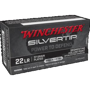 WINCHESTER Silvertip 22 Long Rifle Hollow Point 37 Grain 50 Rounds
