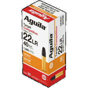 AGUILA Ammunition 22 Long Rifle Solid Point 40 Grain 50 Rounds - 1b220514