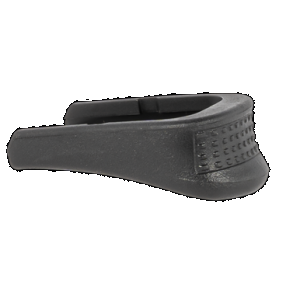 Pearce Grip PG48 Grip Extension made of Polymer with Texture Black Finish & 5/8" Gripping Surface for 9mm Luger Glock 43X, 48