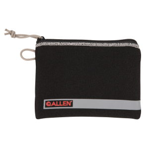 Allen Allen 3626 Pistol Pouch Black Polyester w/Lockable Zippers, ID Label & Fleece Lining Holds Compact Size Handgun 5" L x 7" W Interior Dimensions - $5.82 at Shooting Surplus