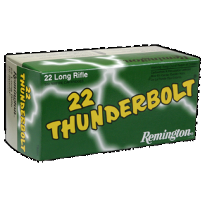 REMINGTON Thunderbolt 22 Long Rifle Lead Round Nose 40 Grain 50 Rounds