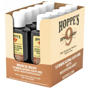 Hoppe's Bench Rest 9 Lubricating Oil with Weatherguard - 2-1/4 oz Squeeze Bottle