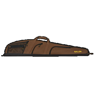 Allen 99452 Daytona Shotgun Case 52" Mocha Brown Endura w/ Black Trim Adjustable Sling, 4 Pockets & Easy Clean Lining