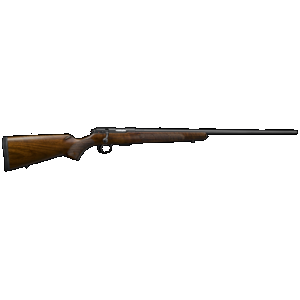 CZ-USA 02312 CZ 457 American Full Size 17 HMR 5+1 24" Black Nitride Black Nitride Steel Receiver Turkish Walnut Fixed American Style Stock