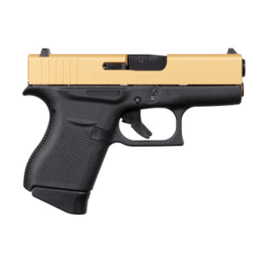 Glock G43 9mm Luger 3.4in Barrel 6rd Gold Cerakote Finish