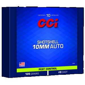 CCI Pest Control 10mm Auto Bismuth 105 Grain 10 Rounds