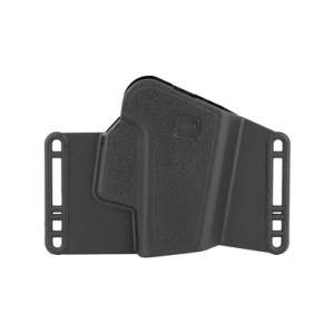 Glock HO17043 Sport/Combat OWB Black Polymer Belt Slide Mount Fits G17/19/22/23/26/27/31/32/33/34/35 Ambidextrous