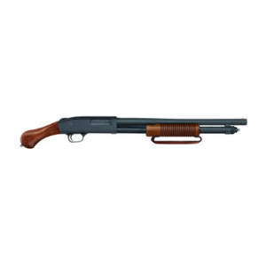 Mossberg 590 Nightstick 12GA, 18.5in. Barrel, 6rd, Wood Raptor Grip & Forend - Black (50633)