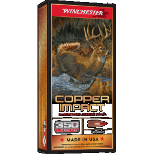 WINCHESTER Copper Impact Rifle Ammo 350 Legend 150 Gr. Copper Exteme Point 20 Rd.