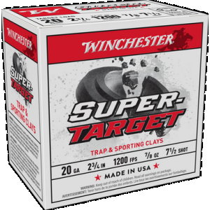 WINCHESTER Super Target Load 20 Ga. 2.75 In. 7/8 Oz. 7.5 Shot 25 Rd.