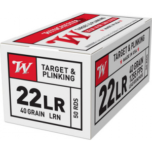 WINCHESTER Usa Rimfire Ammo 22 Long Rifle Lead Round Nose 40 Grain 50 Rounds