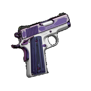 Kimber Mfg.,inc 3200363 Amethyst Ultra II 45ACP 7+1 3" Amethyst Purple PVD Stainless Steel Slide G10 Grip