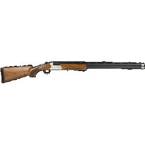 Stevens 18748 555 Sporting 12 Gauge 3" 2rd 30" Vent Rib Barrel, Silver Aluminum Receiver, Turkish Walnut Adjustable Comb Stock