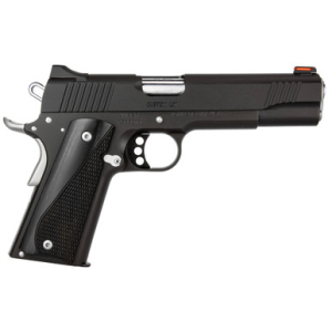 Kimber Mfg.,inc 3700595 Custom LW Nightstar 45ACP 8+1 5" Front Serrations Steel Slide Black Smooth/Checkered Black/Gray Laminate Grip