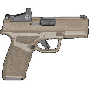 Springfield Armory Hellcat Pro 9mm 3.7" 15/17 Rounds Desert FDE Optics Ready