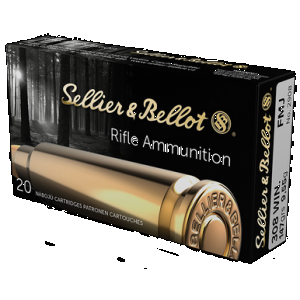 SELLIER & Bellot Sb308a 308 Winchester Full Metal Jacket 147 Grain 20 Rounds