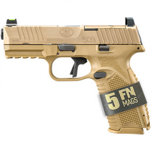 FN 509 MRD FOS 9mm 4in 10rd FDE