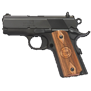 Iver Johnson Arms THRASHER Thrasher 45 ACP 7+1 3.13" Black Bull Barrel, Matte Blued Serrated Steel Slide & Frame w/Beavertail, Walnut Large Diamond Grip