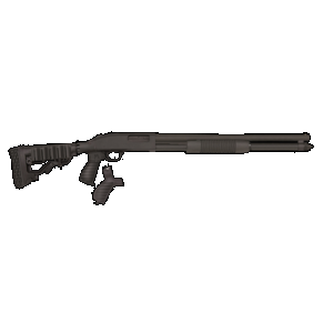 Mossberg 590 Tactical 12GA, 20in. Barrel, 8rd, FLEX 6-pos Adj. Stock & Pistol Grip - Black (50695)