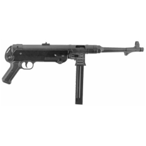 GSG GSGGERGMP409X MP40 9mm Luger Caliber with 10.80" Barrel, 25+1 Capacity, Black Metal Finish, Black Polymer Grip