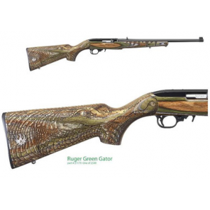 Ruger 10/22 TALO 22 LR 18.5" Laminate Green Gator Stock 10rd Rds