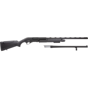 Rock Island Armory Field/Security Combo, 12GA, 18.5in. Barrel, 5rd, Incl. 28" V/R Barrel - Black (PA12C1828-B)