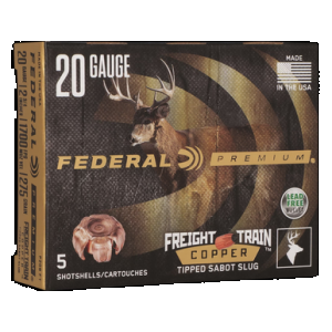 FEDERAL P208ft Premium Freight Train 20gauge 2.75" Slugshot 5 Rounds
