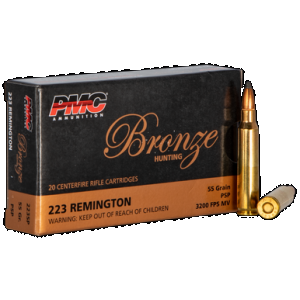 PMC Bronze .223 Remington Rifle Ammo - 55 Grain | Sp | 20rd Box