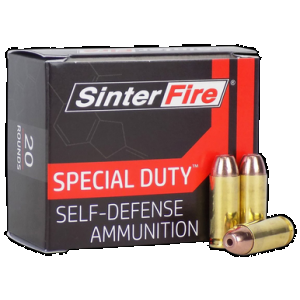 SINTERFIRE Special Duty Pistol Ammo 10mm 125 Gr. Hp 20 Rd.