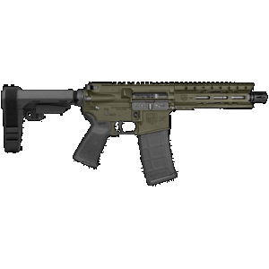 Diamondback DB1913K101 DB15 5.56 NATO 30+1 7" OD Green Cerakote Heavy Barrel 6" M-LOK Handguard 7075-T6 Aluminum SBA3 Brace Magpul MOE Grip